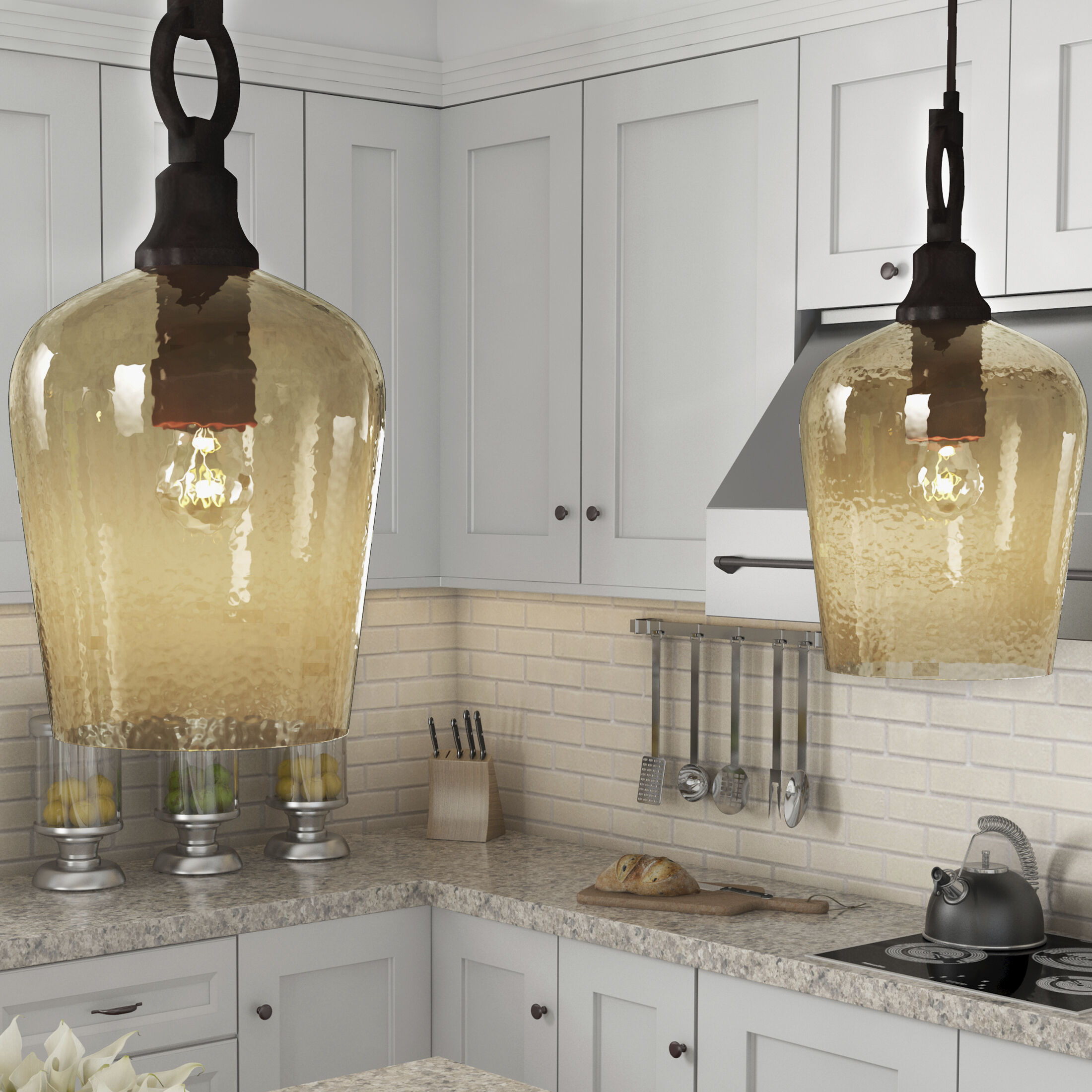 Kendrick 1 Light 9 inch Western Bronze Mini Pendant Ceiling Light