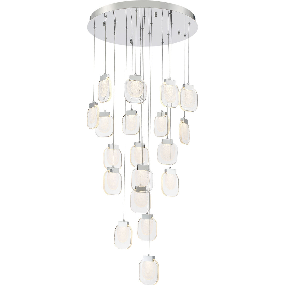 Paget 19 Light 28.75 inch Chrome Chandelier Ceiling Light