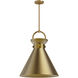 Emerson 1 Light 18 inch Aged Gold Pendant Ceiling Light