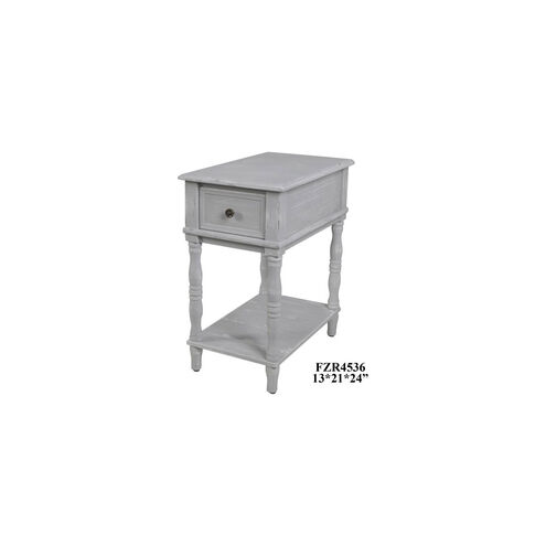 Weston 24 X 21 inch Chalk Grey Side Table
