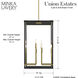 Union Estates 8 Light 18 inch Coal And Soft Brass Pendant Ceiling Light