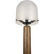 Mondo 60 inch 60 watt Dark Walnut Floor Lamp Portable Light