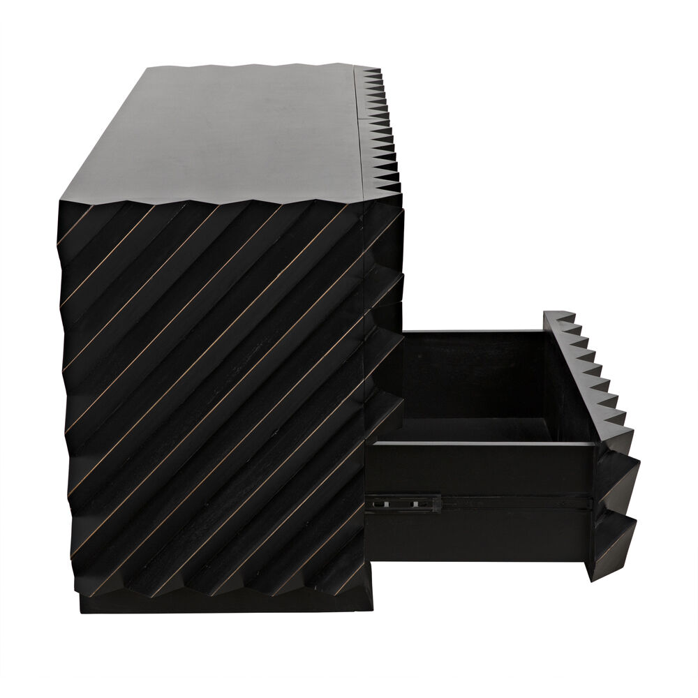 Hikaru Hand Rubbed Black Dresser