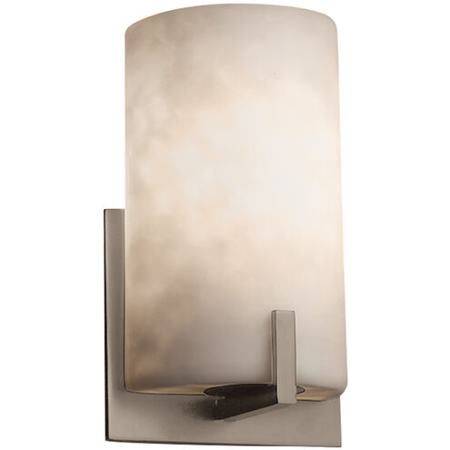 Clouds Wall Sconce Wall Light in Brushed Nickel, Incandescent