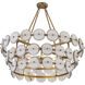 Kintrel 6 Light 36.5 inch Legacy Brass Pendant Ceiling Light