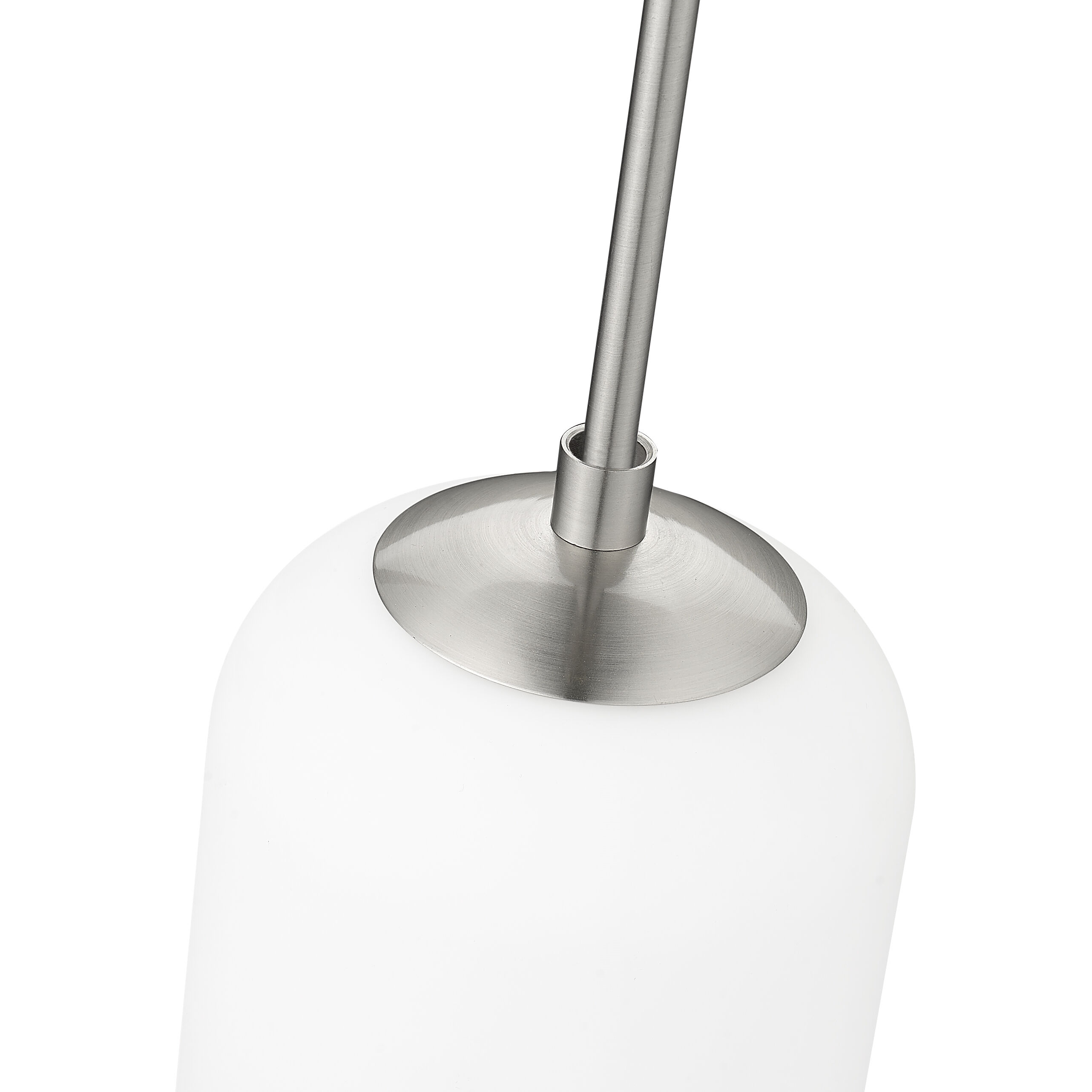 Monty 1 Light 5.25 inch Brushed Nickel Pendant Ceiling Light