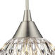 Kersey LED 5 inch Satin Nickel Pendant Ceiling Light