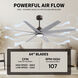 Atlas Ariella - LK 64 inch Textured Bronze with Barn Wood Tone Blades Ceiling Fan
