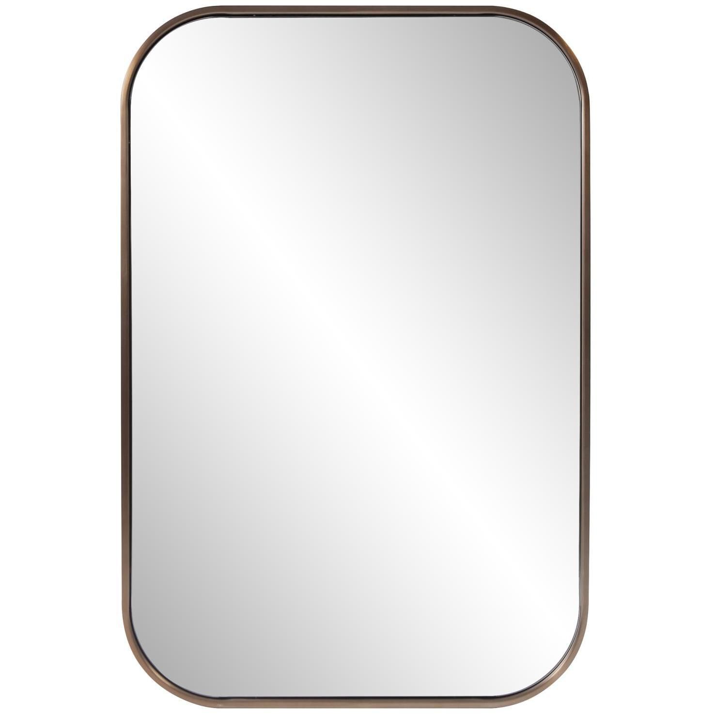 Milo 36 X 24 inch Brass Mirror