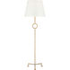 Thom Filicia Montour 64 inch 9 watt Coastal Gild Floor Lamp Portable Light