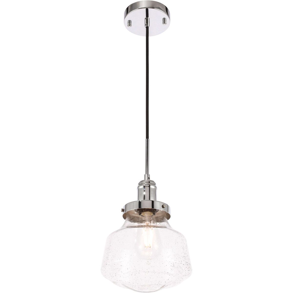 Lyle 1 Light 8 inch Chrome Pendant Ceiling Light
