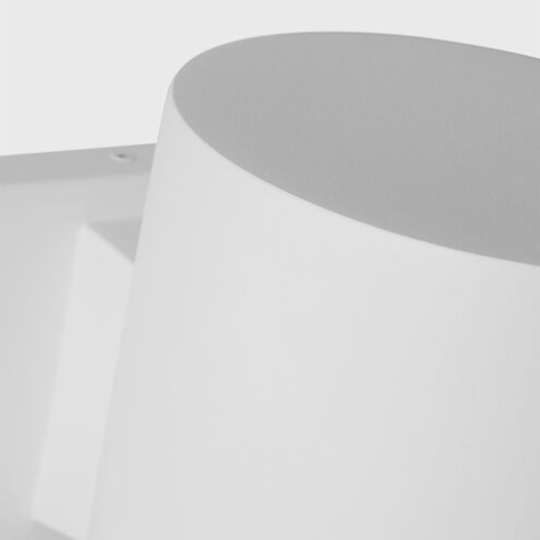 Sean Lavin Outdoor Cylinders 1 Light 9 inch Outdoor Textured White Outdoor Wall Lantern