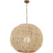 Cavara 1 Light 23 inch Legacy Brass Pendant Ceiling Light