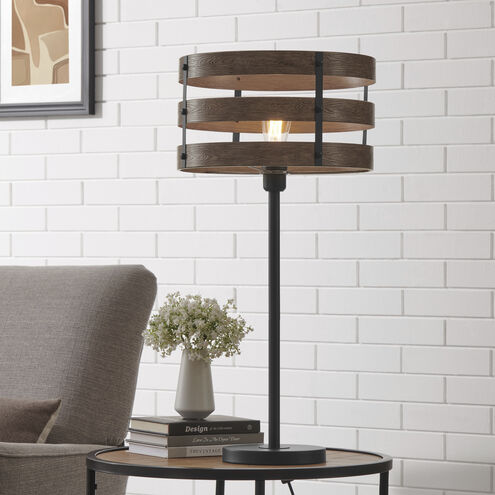 Balta 30.25 inch 60.00 watt Brown Wood Table Lamp Portable Light