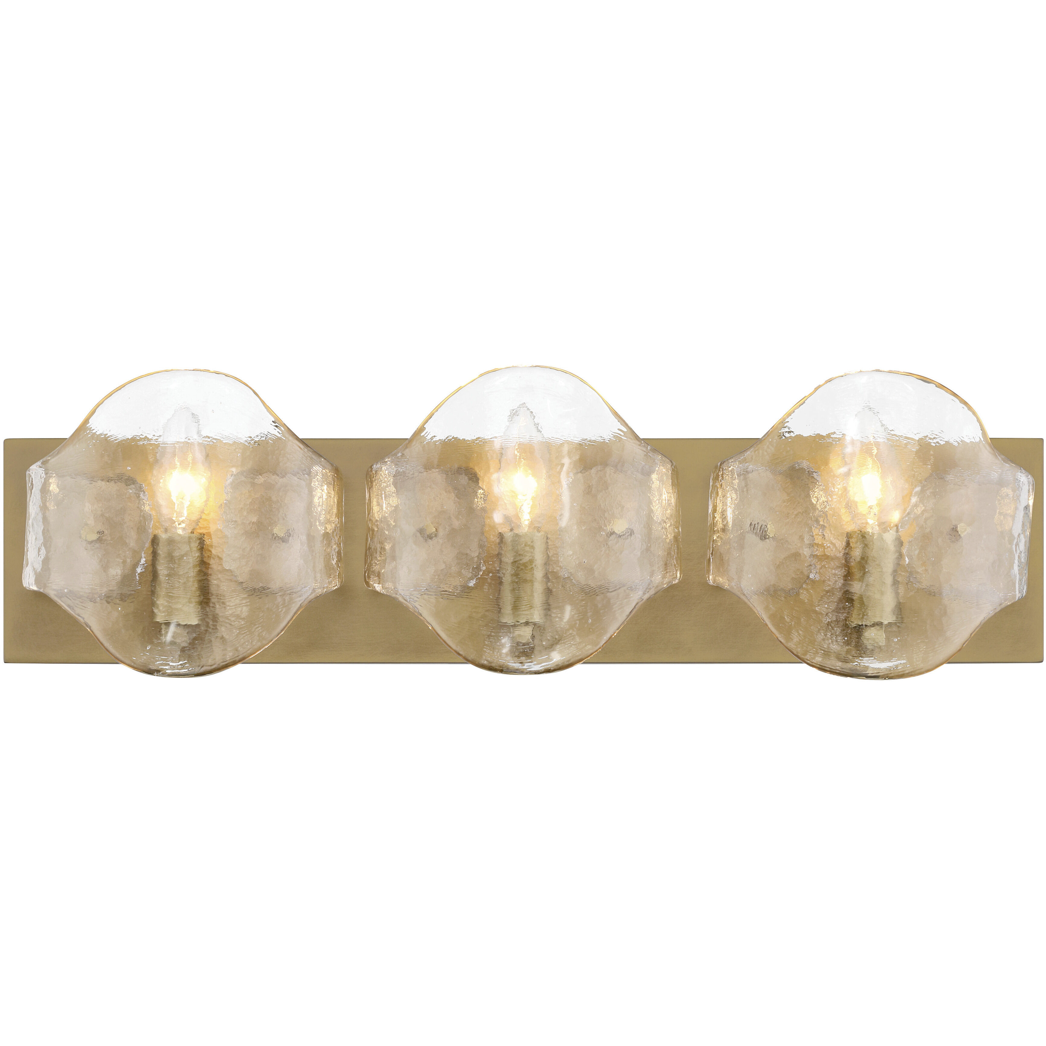 Elora 3 Light 23 inch Legacy Brass Vanity Light Wall Light