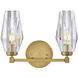 Ana LED 14 inch Heritage Brass Vanity Light Wall Light