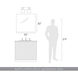 Remy Vanity Wall Light in Chrome