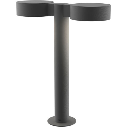 Reals 12V 20 watt Textured Gray Bollard