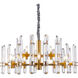 Canada 15 Light 34 inch Gold Chandelier Ceiling Light