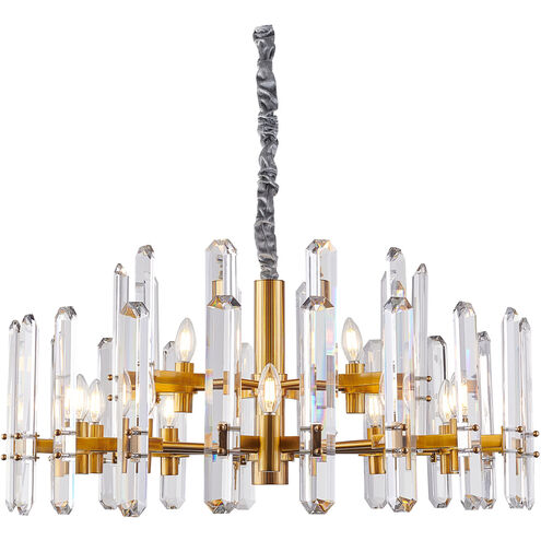 Canada 15 Light 34 inch Gold Chandelier Ceiling Light