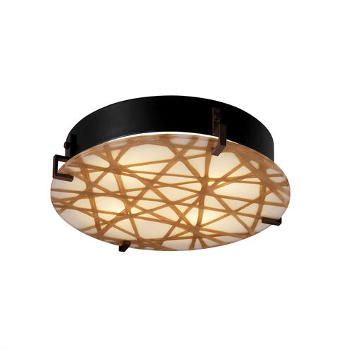 3form LED 16.5 inch Brushed Nickel Flush Mount Ceiling Light