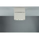 Square LED 4.8 inch White Surface Mount Ceiling Light in 1250, 24° Specular