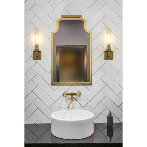 Beau 1 Light 4.5 inch Rubbed Brass Wall Sconce Wall Light