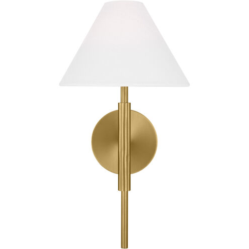 Drew & Jonathan Porteau 1 Light 9 inch Satin Brass Bath Vanity Wall Sconce Wall Light