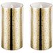 Speckled 6 X 3 inch LED Candle