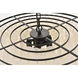 Selene 6 Light 26 inch Black Pendant Ceiling Light