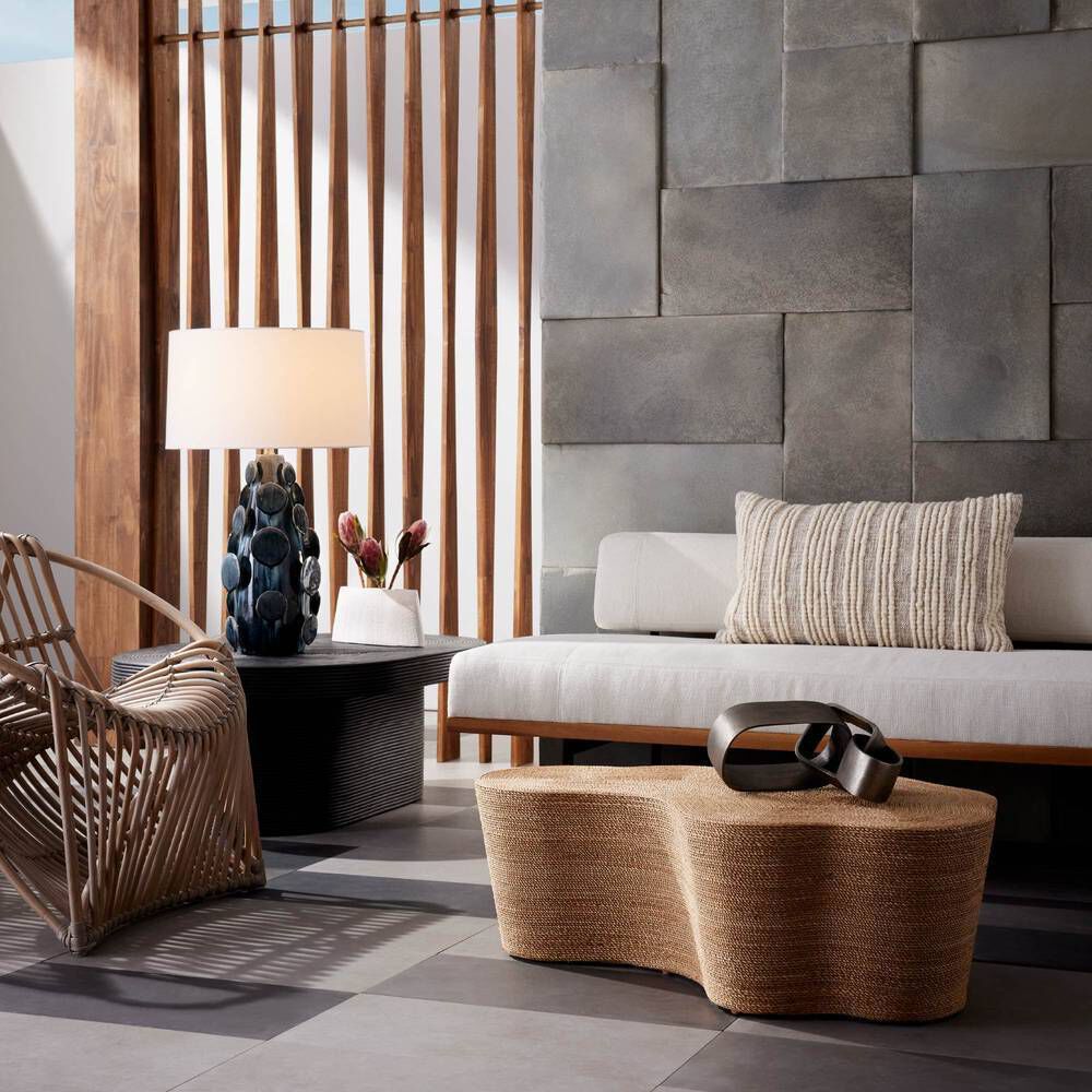 Laguna 31 inch 150 watt Ocean Reactive Lamp Portable Light