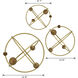 Anita Brown and Gold Decorative Ball