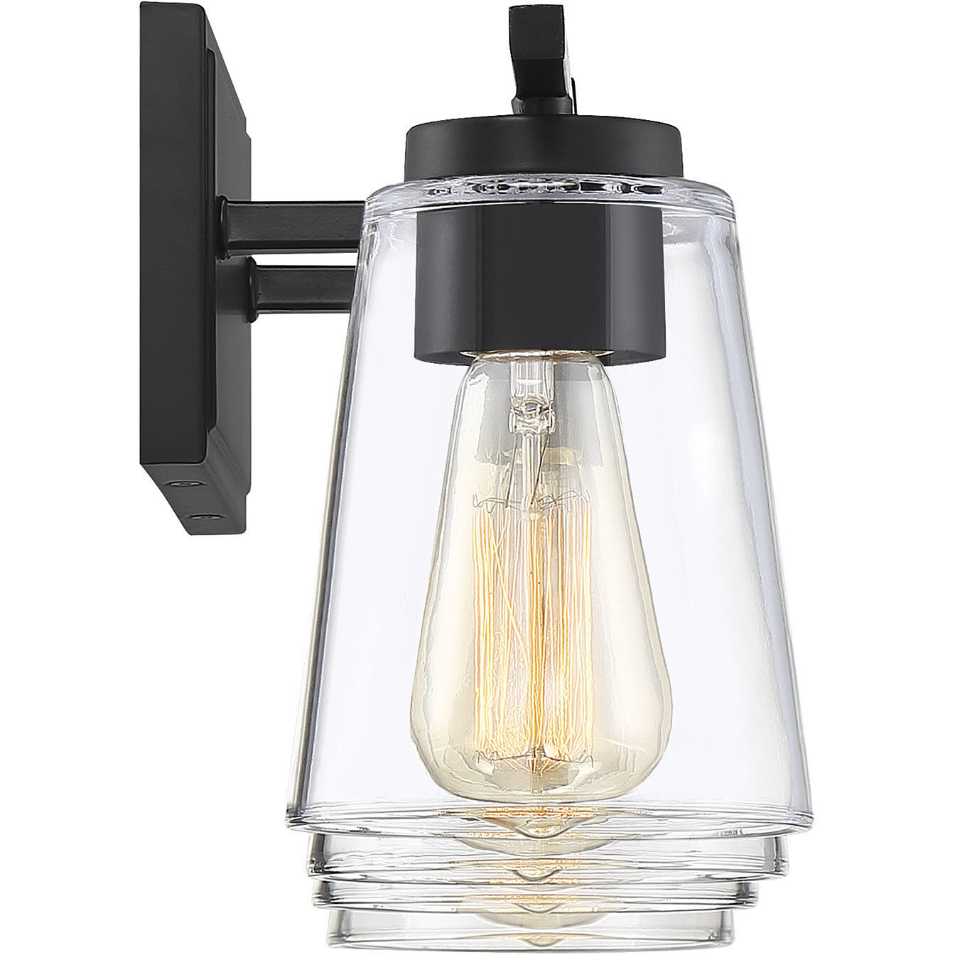 Calhoun 4 Light 32 inch Black Bathroom Vanity Light Wall Light, Essentials