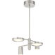 Swivel LED 19.75 inch Brushed Nickel Chandelier Ceiling Light