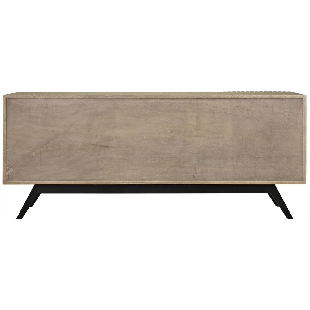 Illusion 78 X 22.5 inch Bleached Walnut Sideboard