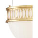Lola 1 Light 16.25 inch Contemporary Gold Leaf Pendant Ceiling Light, Bunny Williams Collection