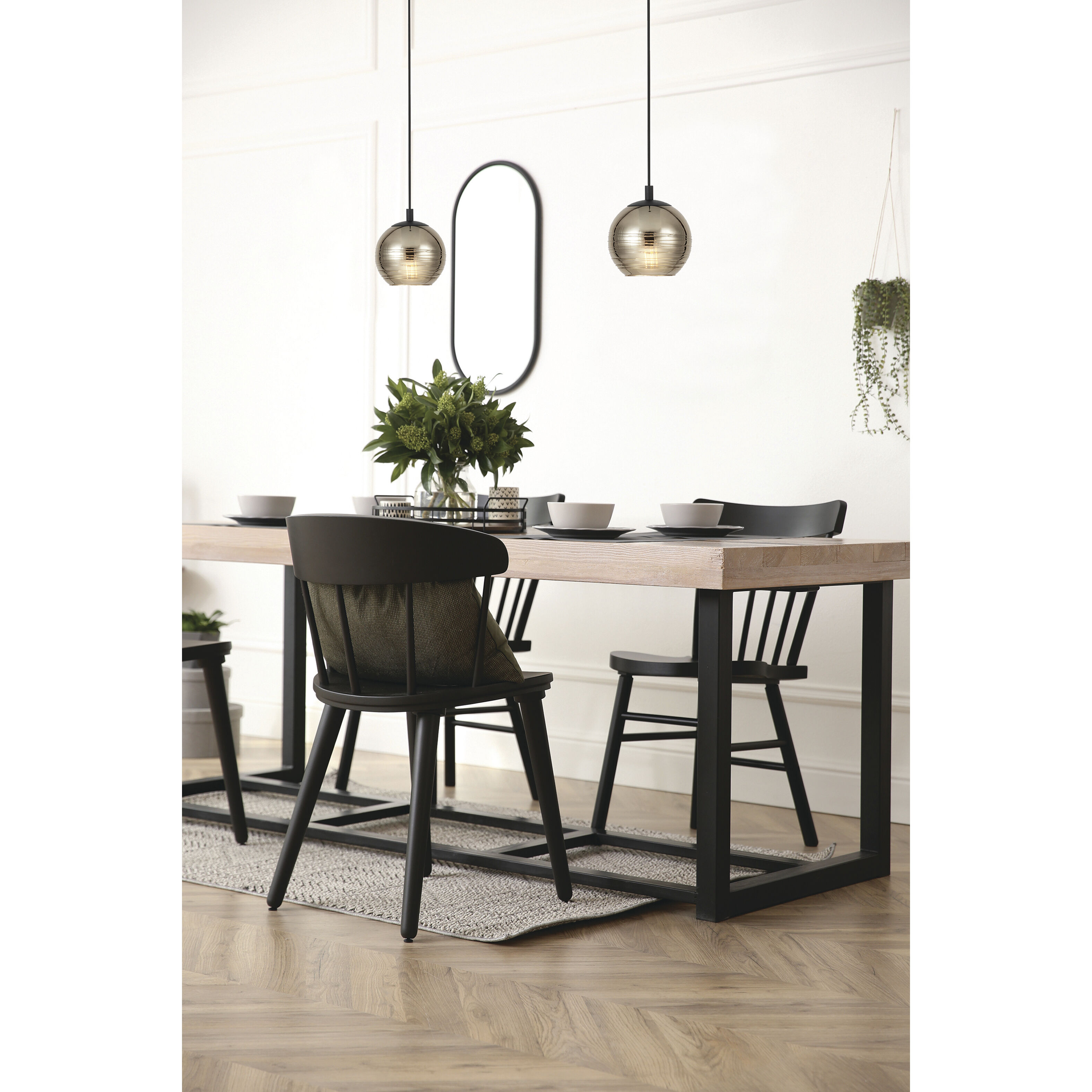 Lemorieta 1 Light 7 inch Black Mini Pendant Ceiling Light