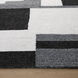 Kali 90 X 63 inch Black/White/Grey Rug in 5 x 7