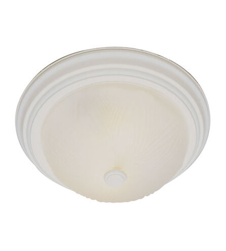Del Mar 2 Light 13 inch Antique White Flushmount Ceiling Light