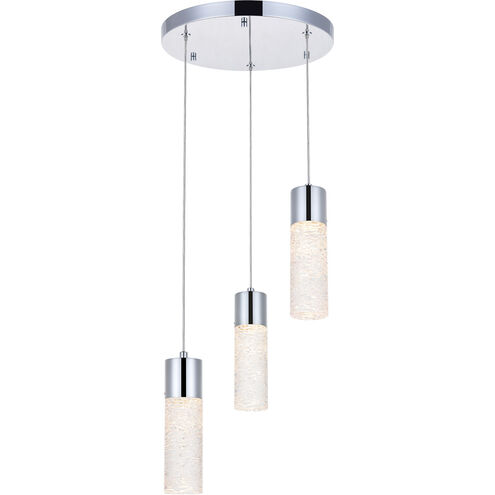 Constellation LED 12 inch Chrome Pendant Ceiling Light