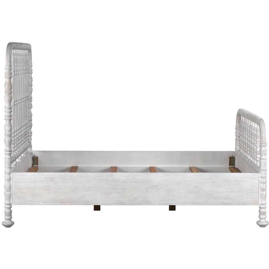 Bachelor White Wash Bed, Queen