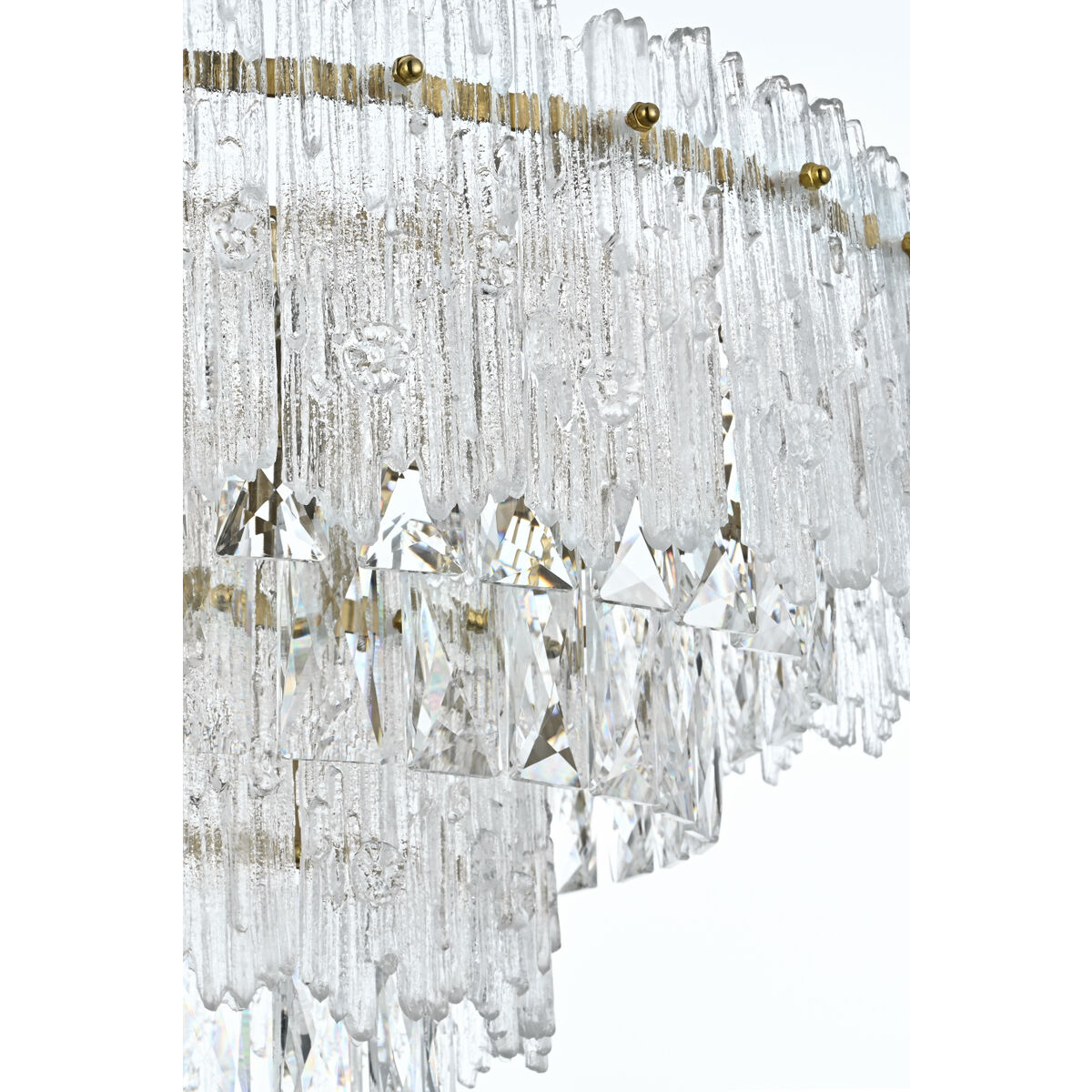 Emilia 6 Light 21 inch Satin Gold Pendant Ceiling Light