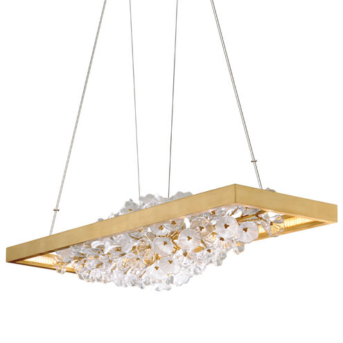 Jasmine LED 60 inch Gold Leaf Island Light Ceiling Light