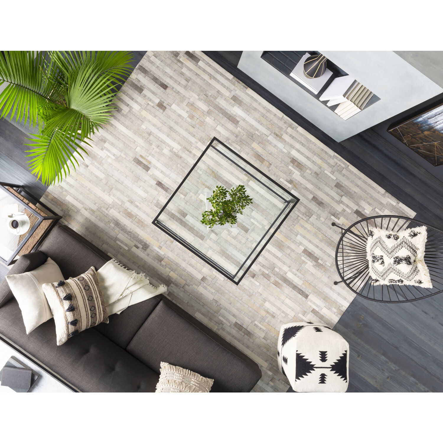 Medora 96 X 96 inch Light Brown Rug in 8 Ft Square, Square