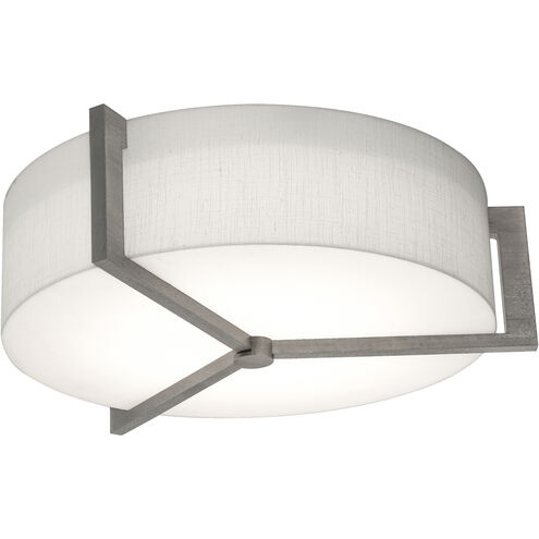 Apex 2 Light 14 inch Weathered Grey Flush Mount Ceiling Light