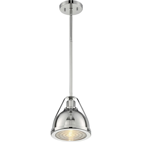 Barbett 1 Light 9 inch Polished Nickel Pendant Ceiling Light