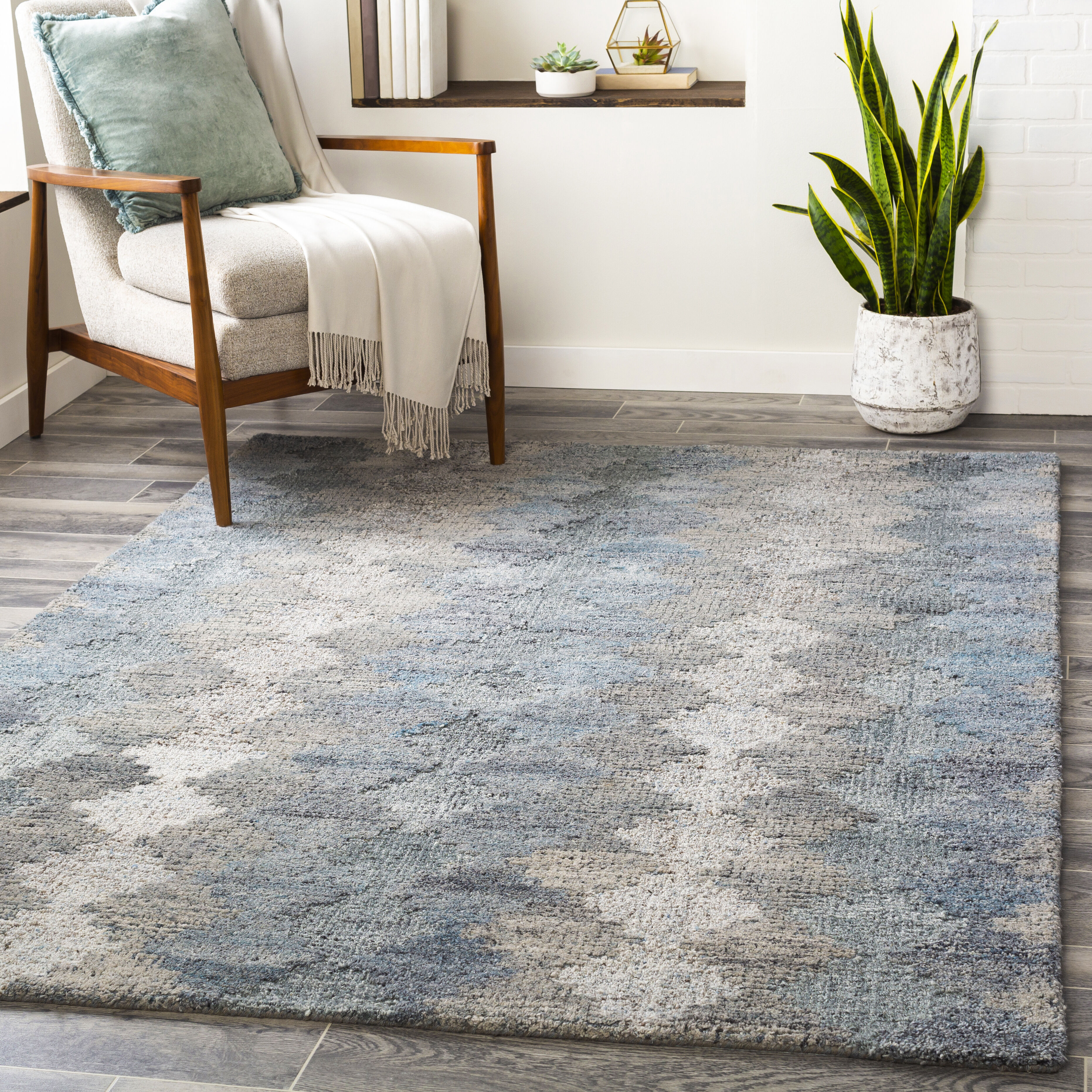 Montclair 120 X 96 inch Blue Rug in 8 x 10, Rectangle
