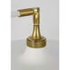 Thomas O'Brien Piatto LED 63.25 inch Hand-Rubbed Antique Brass and Plaster White Linear Pendant Ceiling Light