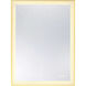 Paulding 32 X 24 inch Gold Mirror, Frontlit