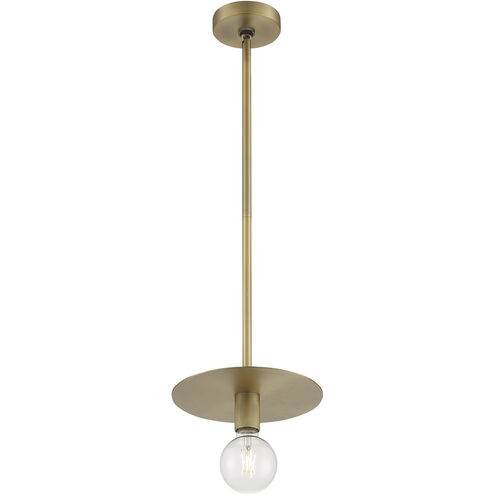 Bizet 1 Light 10 inch Vintage Brass Pendant Ceiling Light